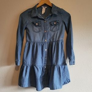 Bebe jean button down dress
